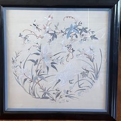 Framed Embroidery 27” x 27”
