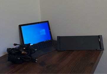 Microsoft Surface Pro 3 Bundle – Intel i5, 8GB RAM, 256GB SSD, Win 10 Pro | Includes Type Cover Keyboard, Official Desktop Docking Station & Extra Tra