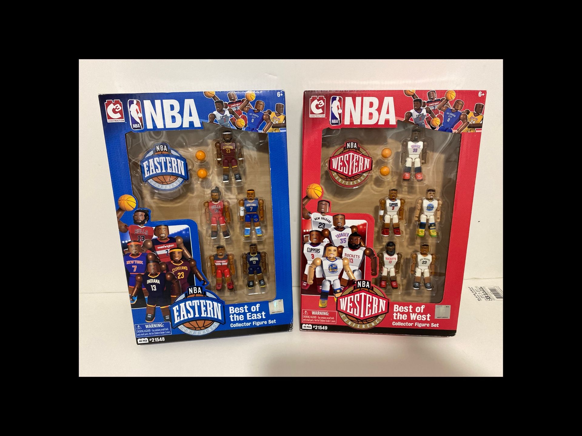 C3 Toys NBA Eastern & Western Conference BEST OF collector’s Set lot 2 NEW!!