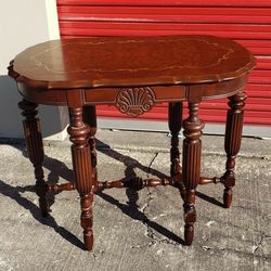 Vintage Flamed Mahogany Entry Table / Sofa Table