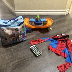 Toddler Toys, Blocks And Spiderman Costume