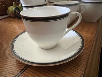 CHRISTOPHER STUART Y1006 Royal Black Bone China / x12 Piece Set
