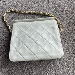 Vintage Chanel 1973 White Small