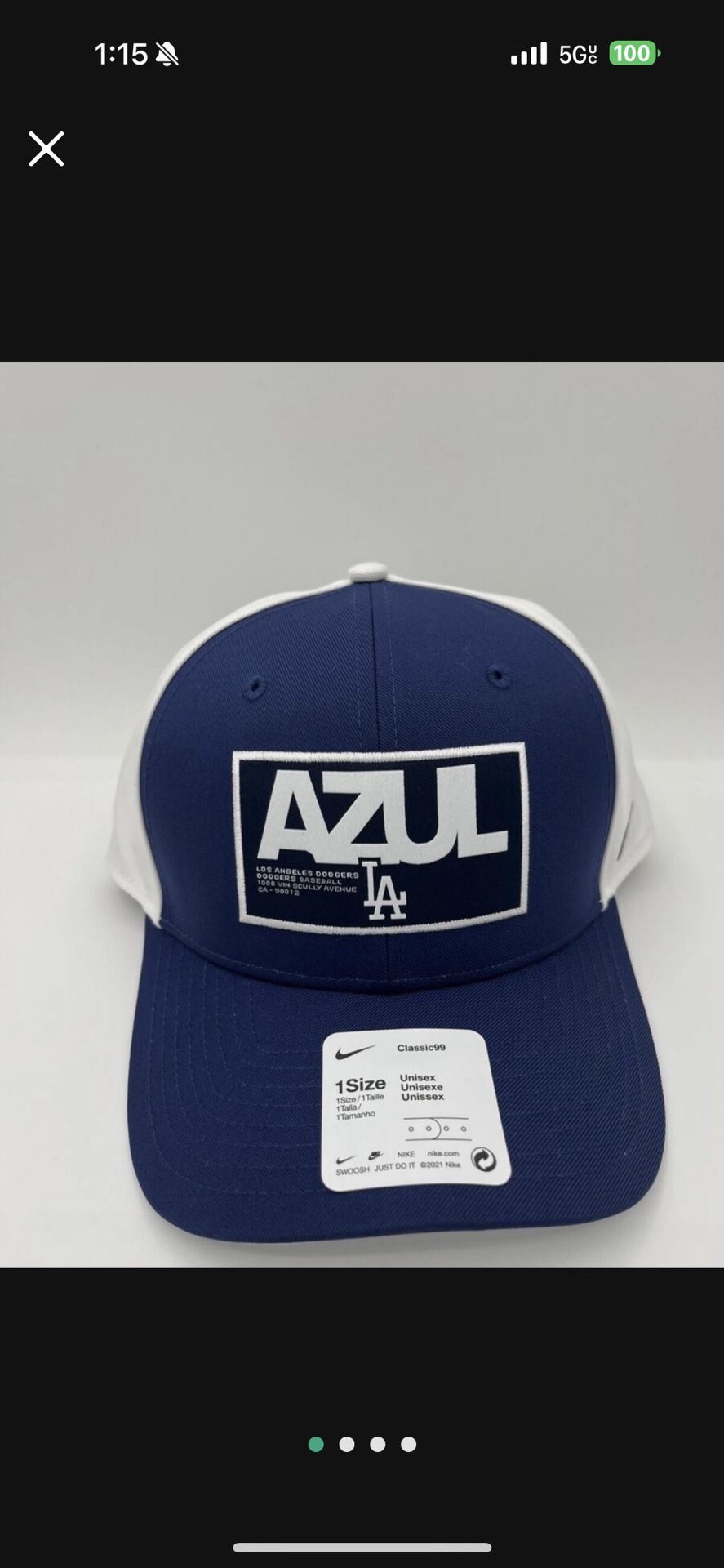Dodgers Nike SnapBack Hat