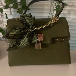 ELLO Vegan Leather Messenger Bag 