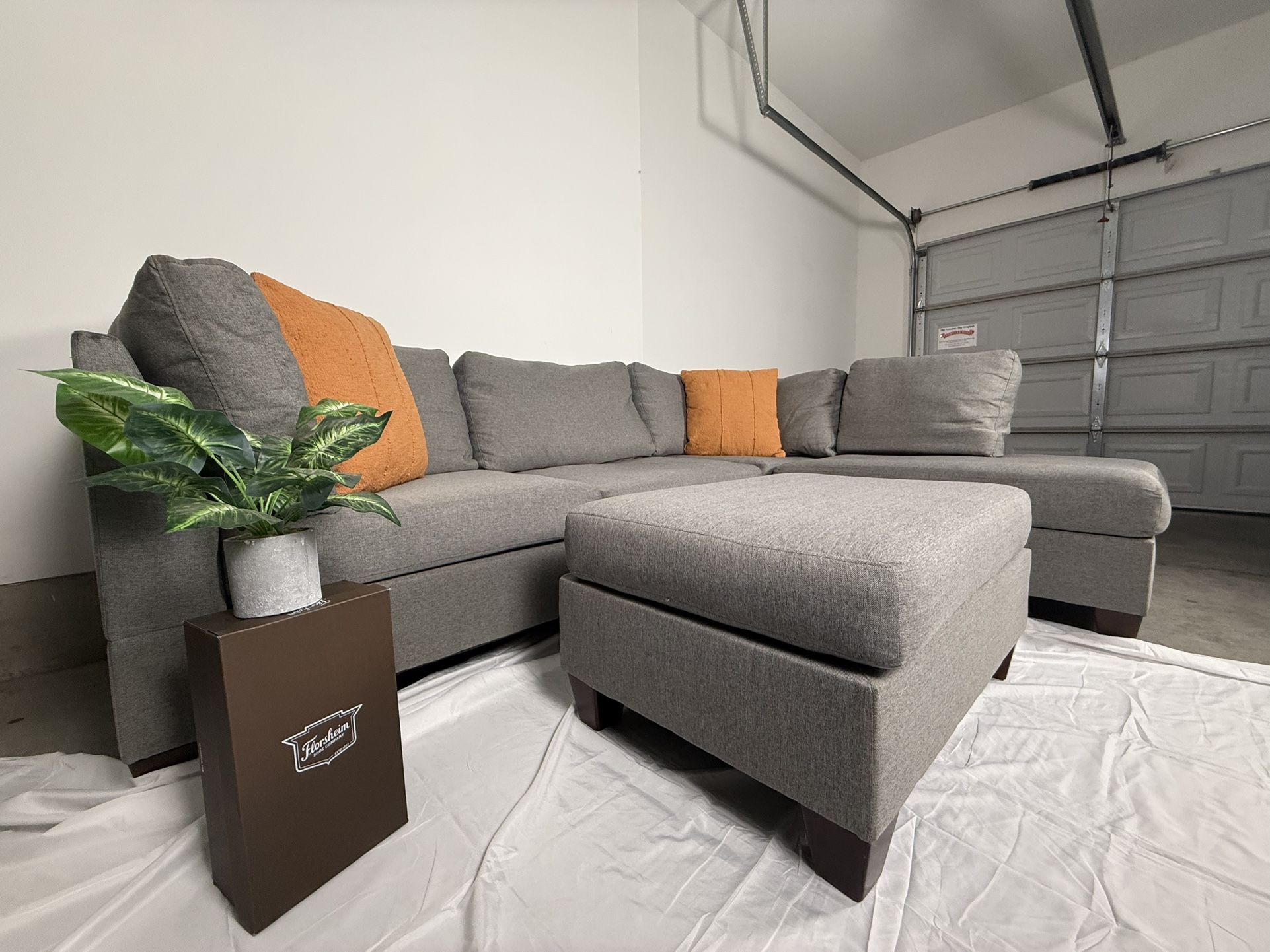 Beautiful Sectional Couch With Ottoman 