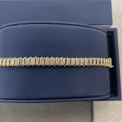 10k Yellow Gold Diamond Bracelet (6.2 karats)