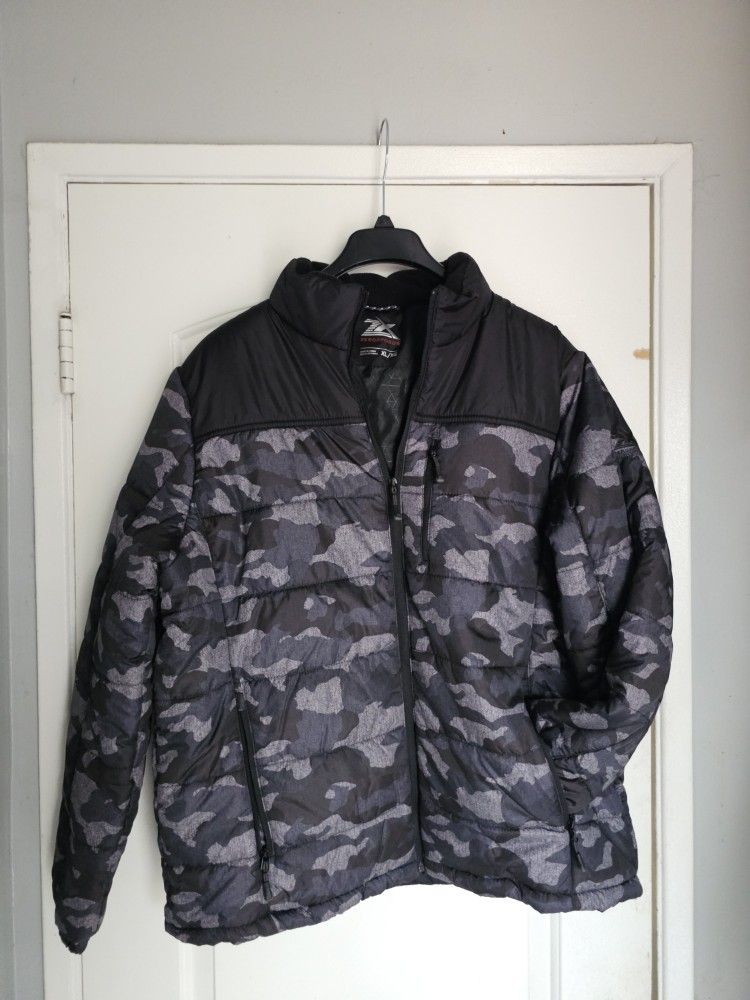 Men's Jacket XL Camouflage Army New