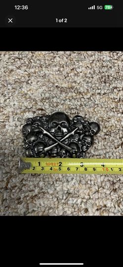 Skull Crossbones Buckle