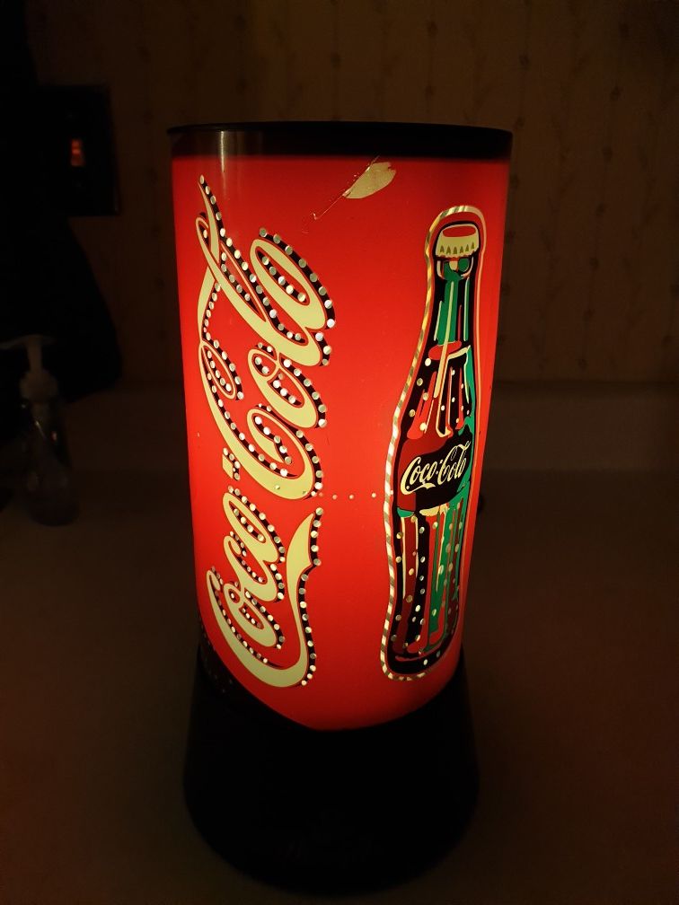 Coca cola lamp
