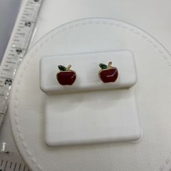 Gold plated from Brazil 18k plated earrings solid enchape laminado de Brazil Bañado 18k Alta calidad