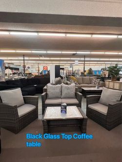 🚚Flash Deal🚚Brand New Patio Loveseat with two Patio Chairs and Patio Coffee table