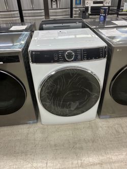 $1045 GE  Profile Gas Front-Load Dryer White