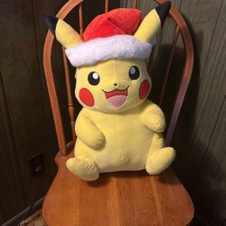 Christmas Pikachu Plushie 