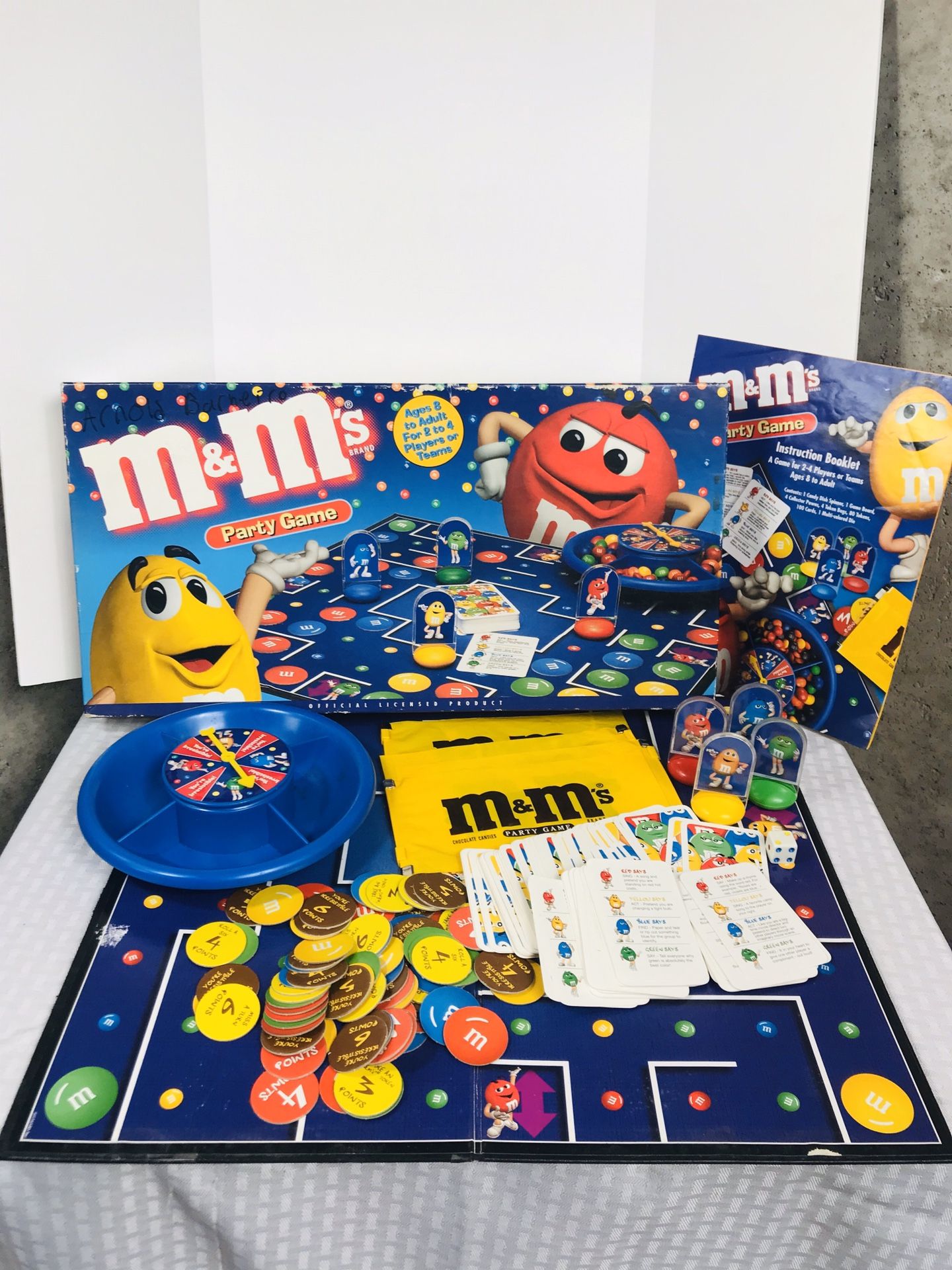 Rare 1999 M&M Party Board Game