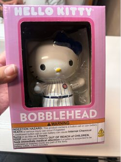 Hello kitty cubs bobble head