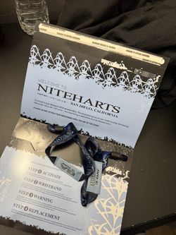 2 3 DAY NITEHARTS WRISTBANDS
