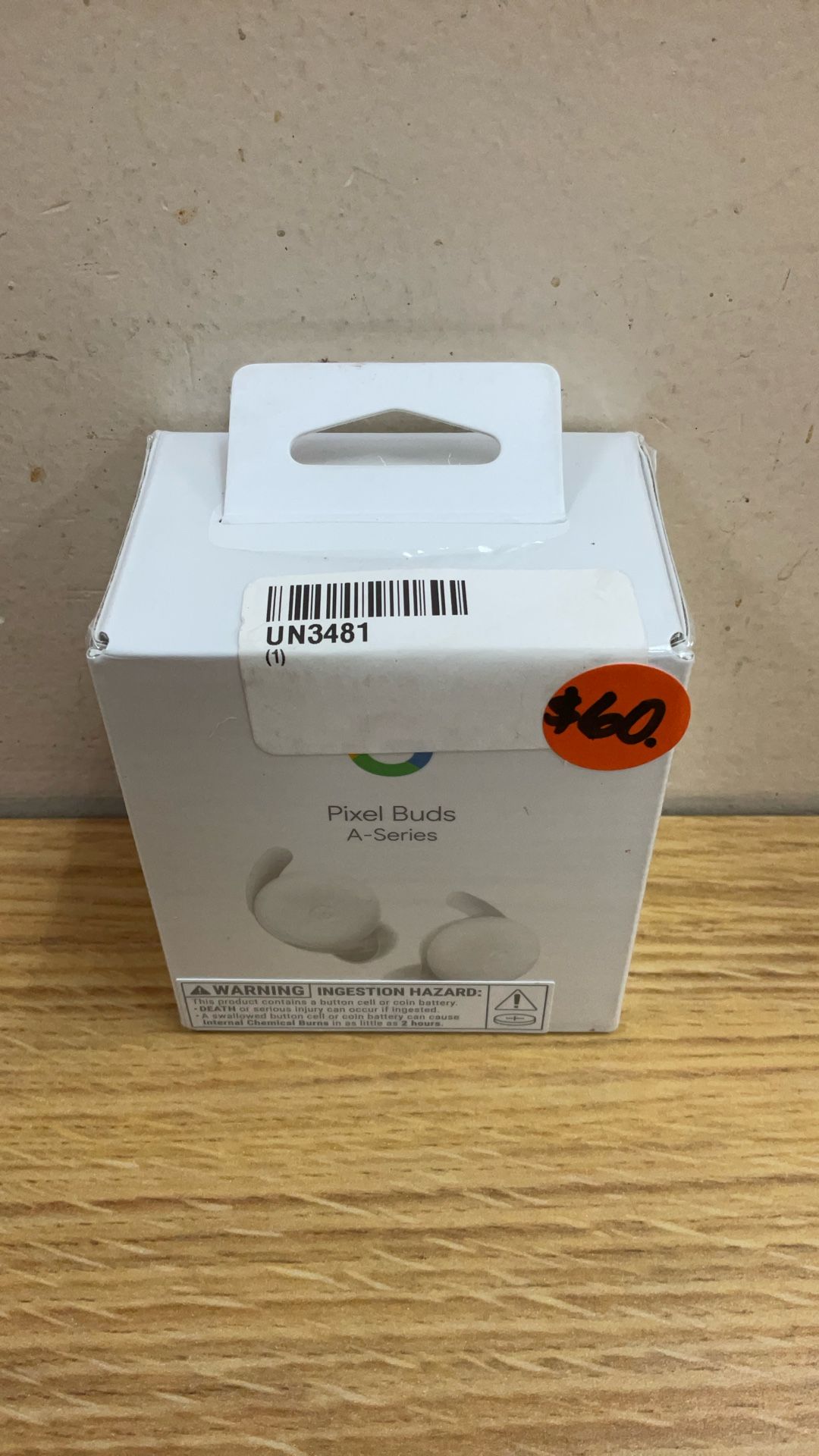 GOOGLE PIXEL BUDS A-SERIES WIRELESS EARBUDS (CLEARLY WHITE).