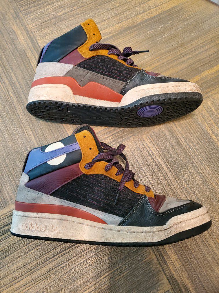 Adidas Originals Forum Mid Patchwork Men's Size 10 Shoes / Sneakers