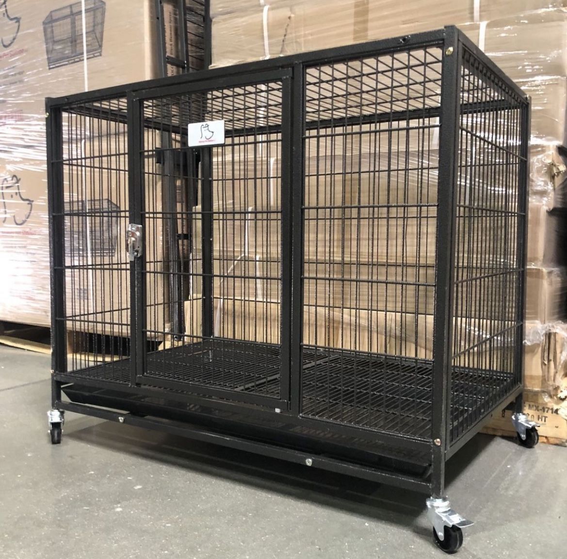 Brand New Heavy Duty 37” Stackable Dog Kennel