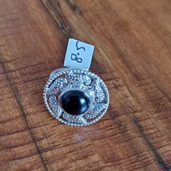 Handcrafted Sterling silver genuine gemstone rings