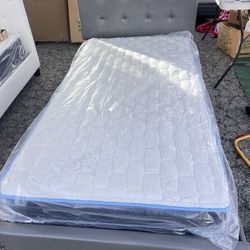 Cama Twin Size Nueva En Su Caja Incluye Colchon 