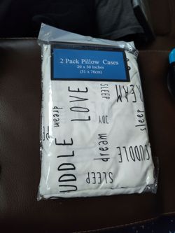 2 Pack Pillow Cases 20x30 Inches