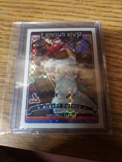 2006 Topps Chrome Albert Pujols X-Fractor
