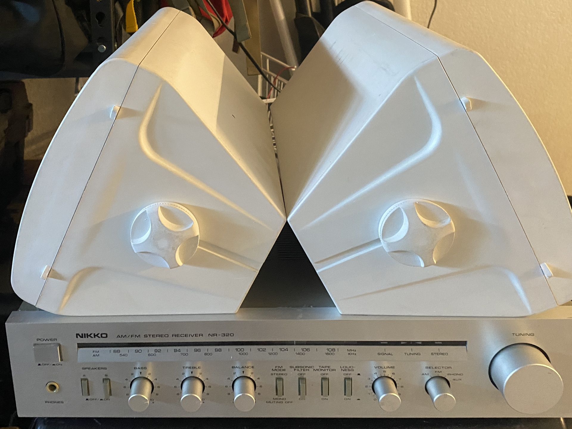 Stereo Receiver and Outdoor Speakers  