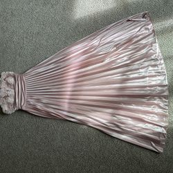 Pink Strapless Formal dress