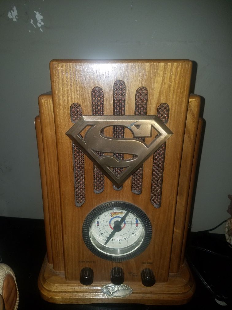 1998 Superman vintage radio