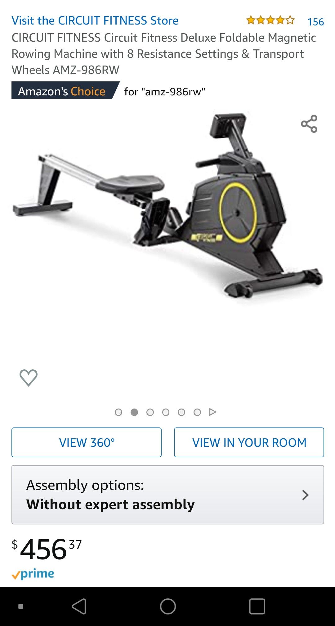 Brand New Circuit Fitness Deluxe Rowing Machine