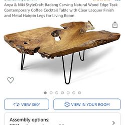 Live Edge Coffee Table New!!! Just 199!! 