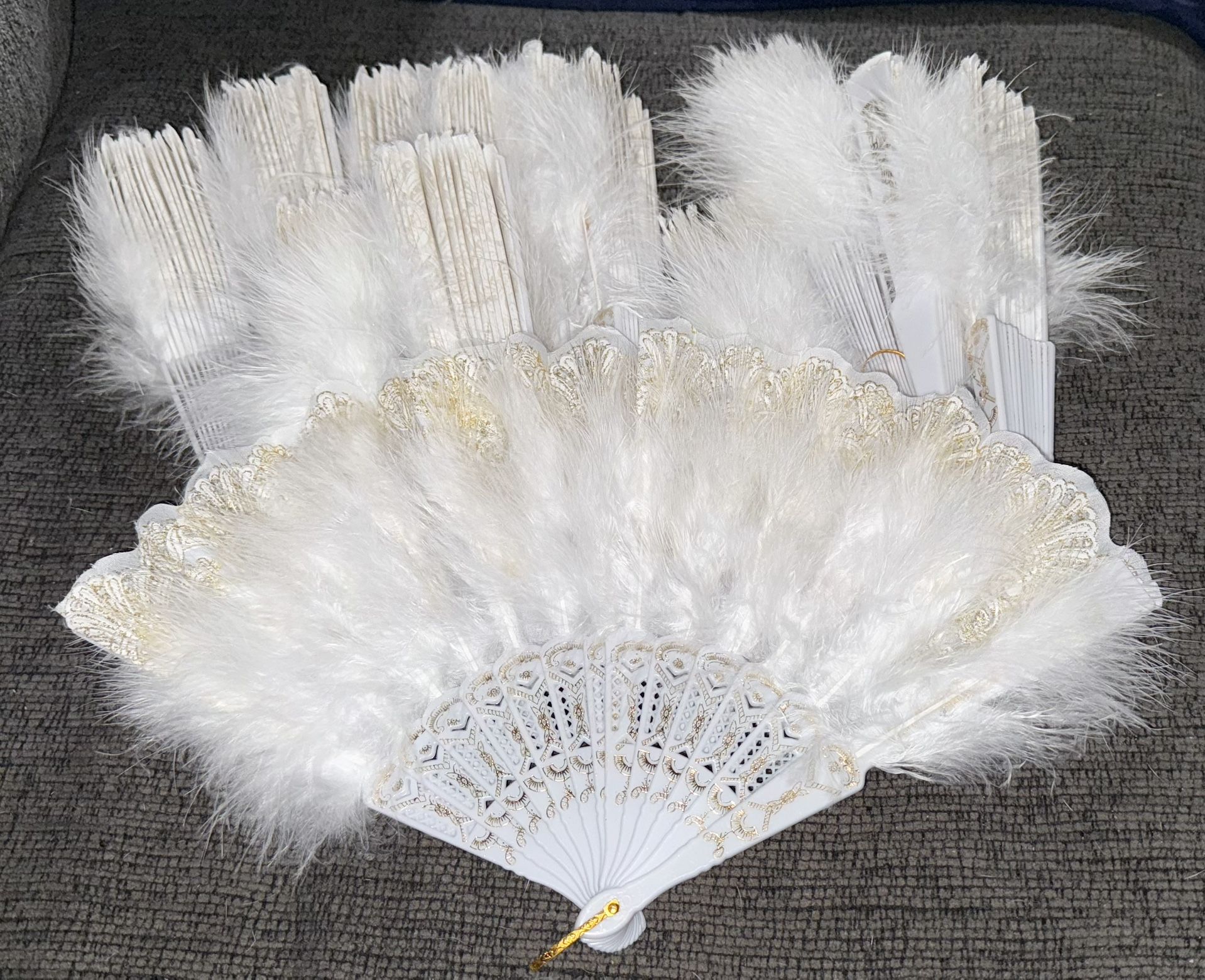 Set Of 13 Fans Wedding Photo Prop
