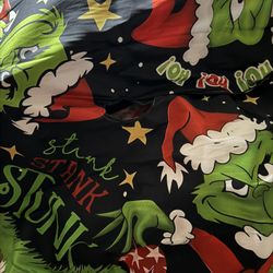 New Large 48 Inch Grinch Tree Skirt 