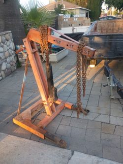 cherry picker with chains