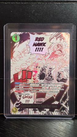 Gum-Gum Fire-Fist Pistol Red Hawk OP11-114 Alt Art