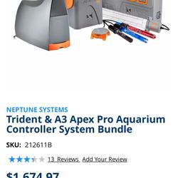 Trident & A3 Apex Pro Aquarium Controller System Saltwater Fish Tank 
