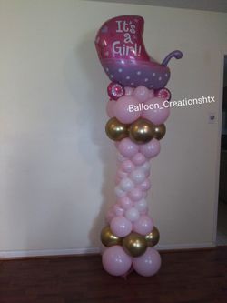 Baby shower balloon Balloon tower/ column