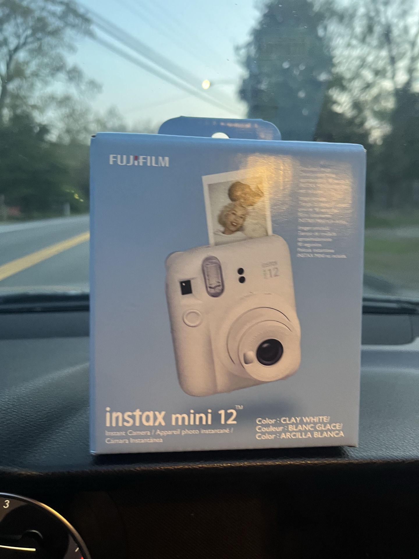 Fujifilm Instax Mini 12 Instant Camera (White) + (2) Boxes of Film (20 Sheets) Each
