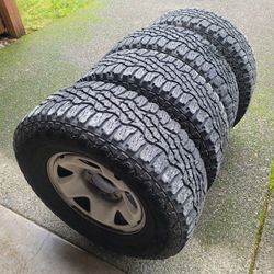 265 70 16 Goodyear Wrangler On Tacoma Wheels