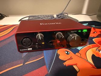 Focusrite Scarlett Solo 3rd Gen USB Audio Interface Record High Quality Guitar