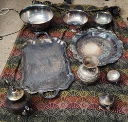 FB Rogers Silver Serving Set