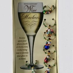 Christmas Wine Markers
