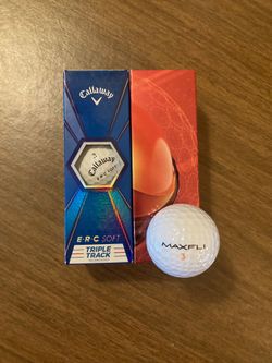 6 BRAND NEW Golf Balls (Callaway, Maxfli)
