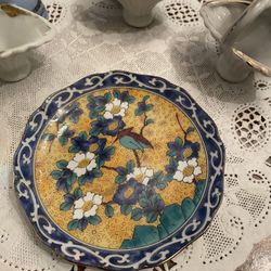 Kutani Takahashi Hand Painted 4” Sauce Plate