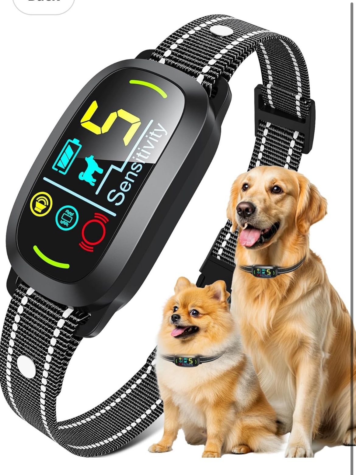 Brand: Oliry Smart AI Bark Collar for Large Medium Small Dogs, Anti Barking Device with 5 Training Modes, Exclusive Forced Bark-Stopping, Rechargeable