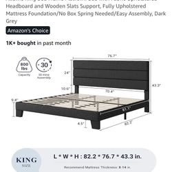 King Size Bed Frame 