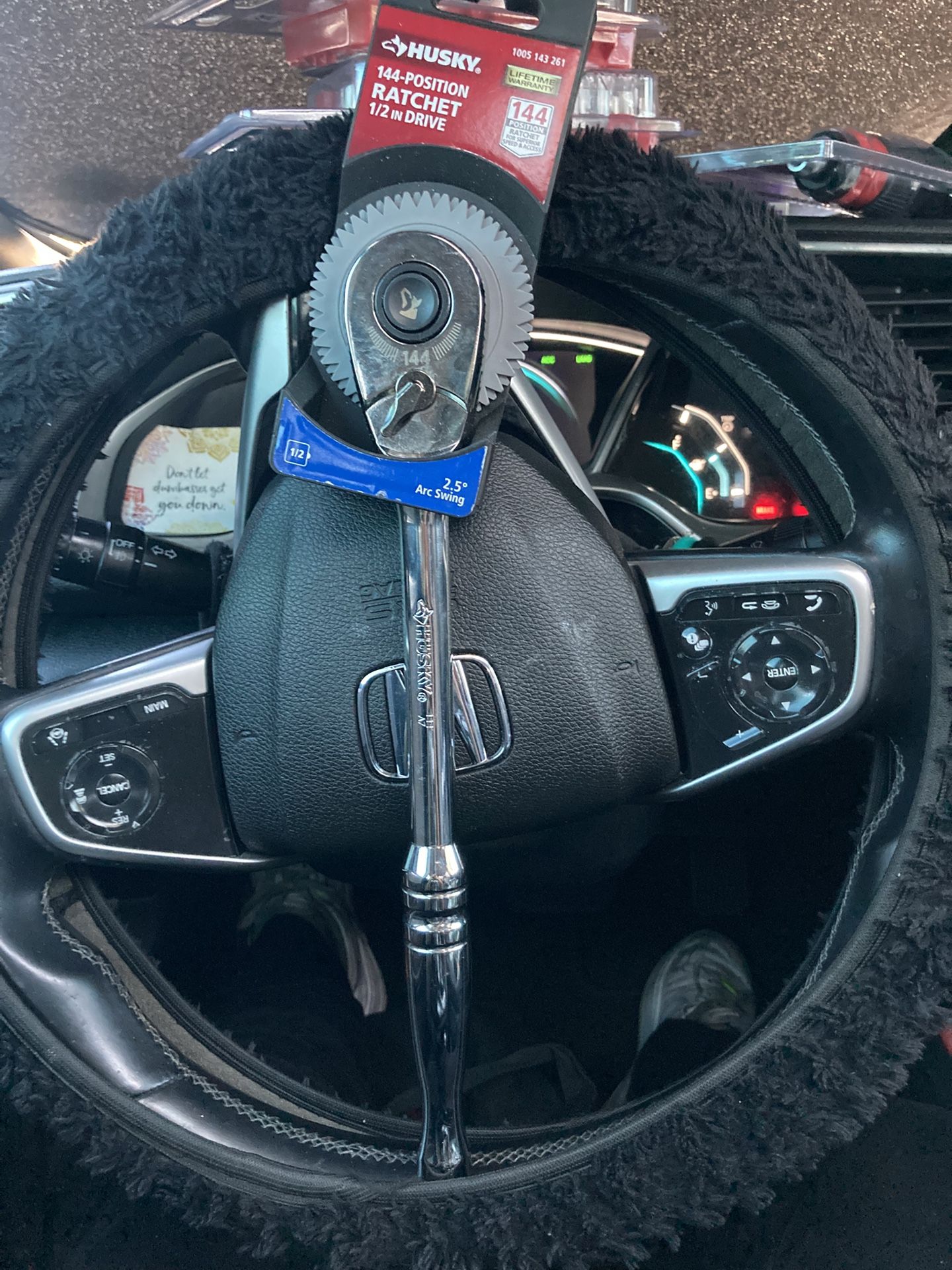 Husky 1/2 in. drive 144-position ratchet.