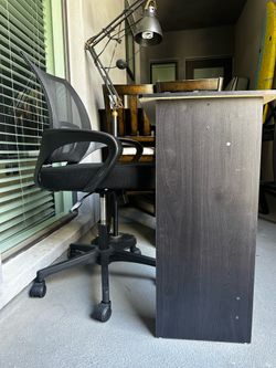 Chair and table